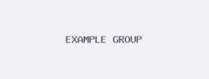 [Fixture] Example Group